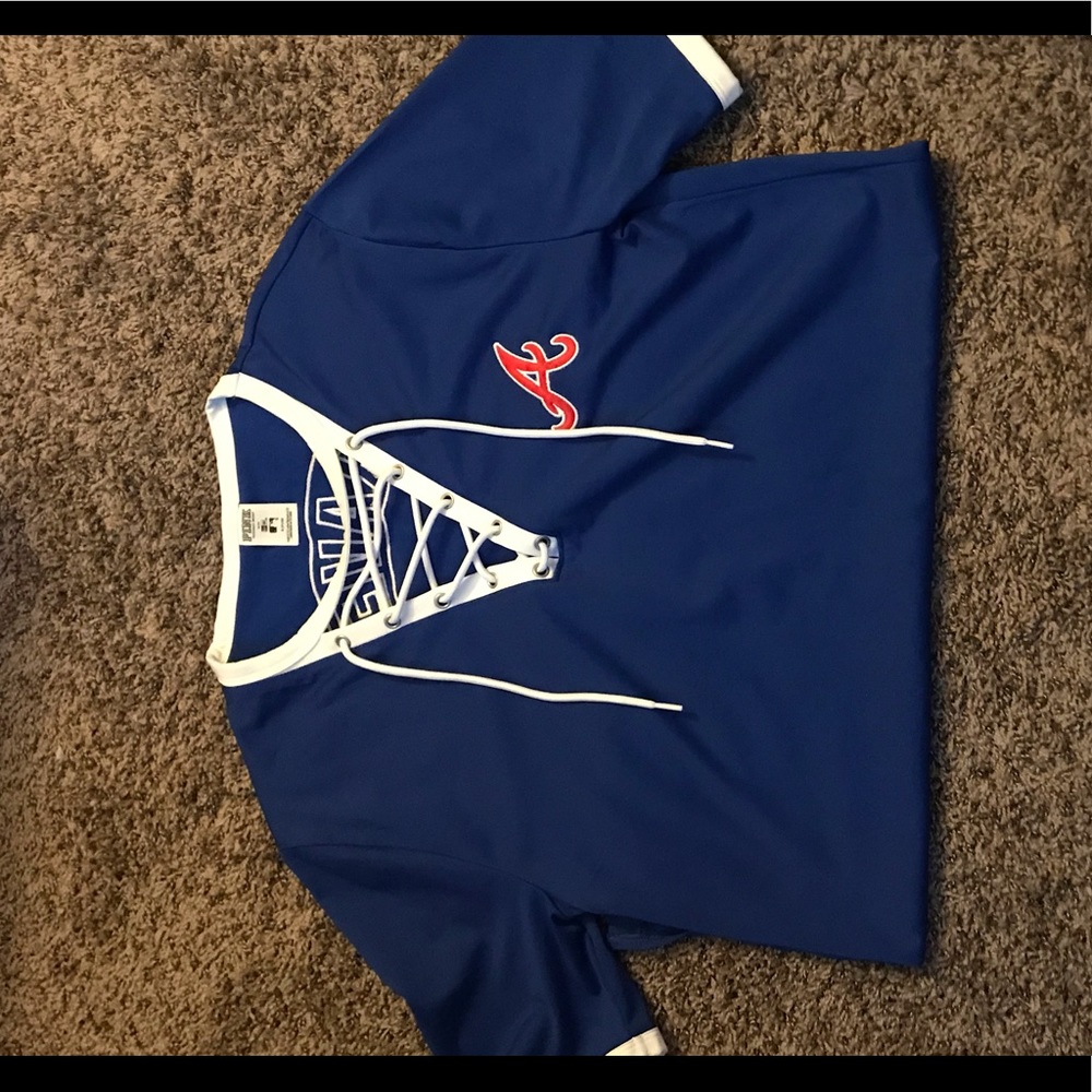Pink Atlanta Braves Top